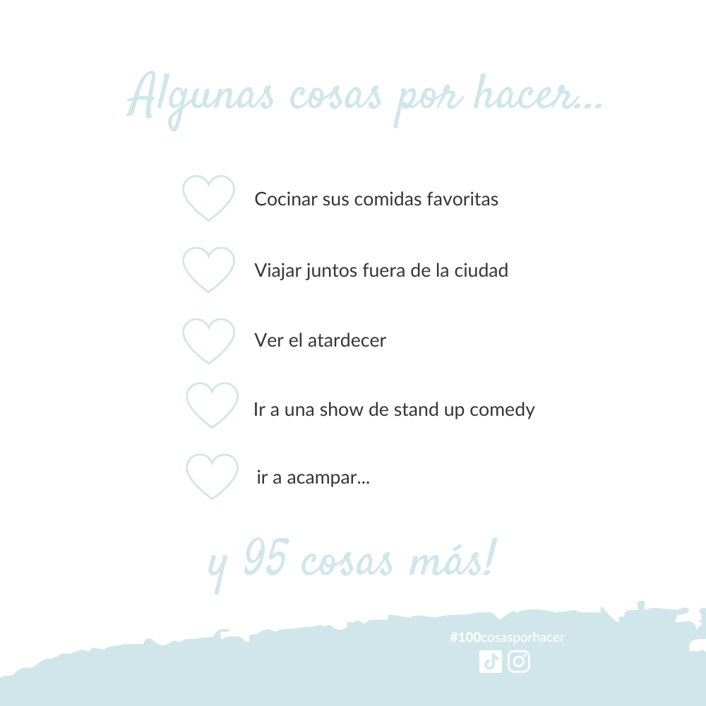 ❤️ 100 cosas por hacer en Pareja ® 🎁 | Envio Gratis